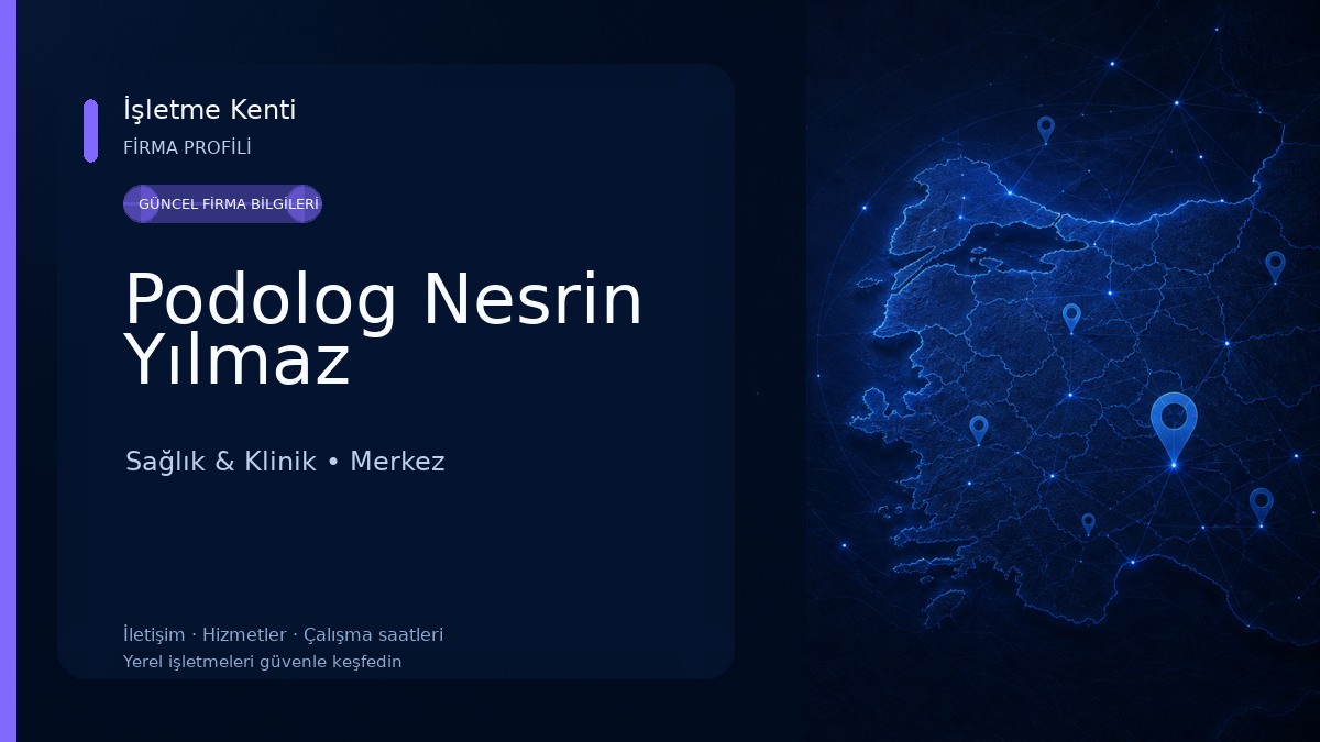 Podolog Nesrin Yılmaz