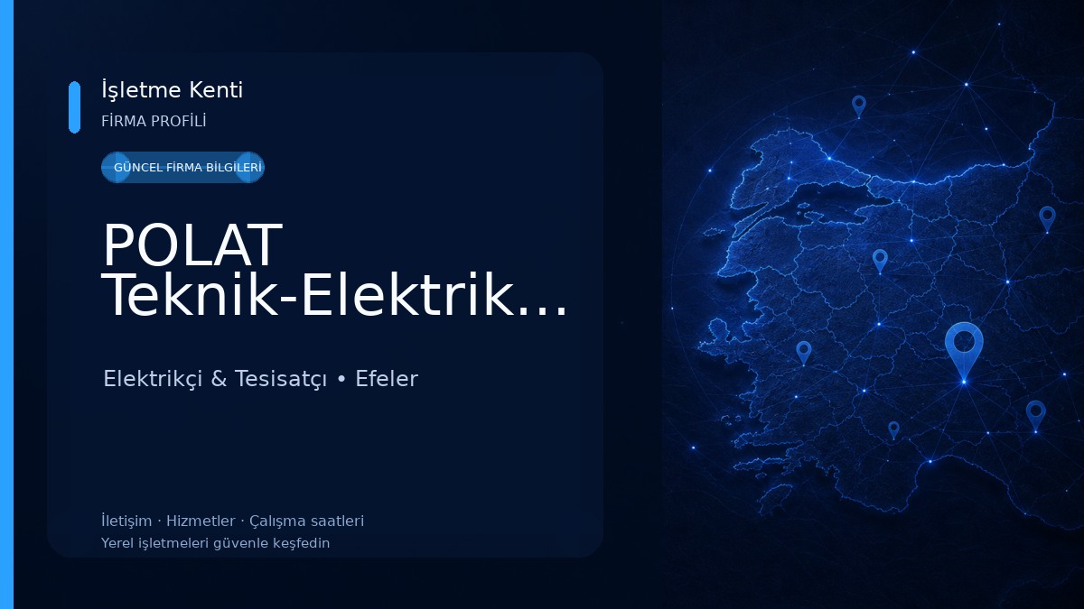 POLAT Teknik-Elektrik-Elektronik 