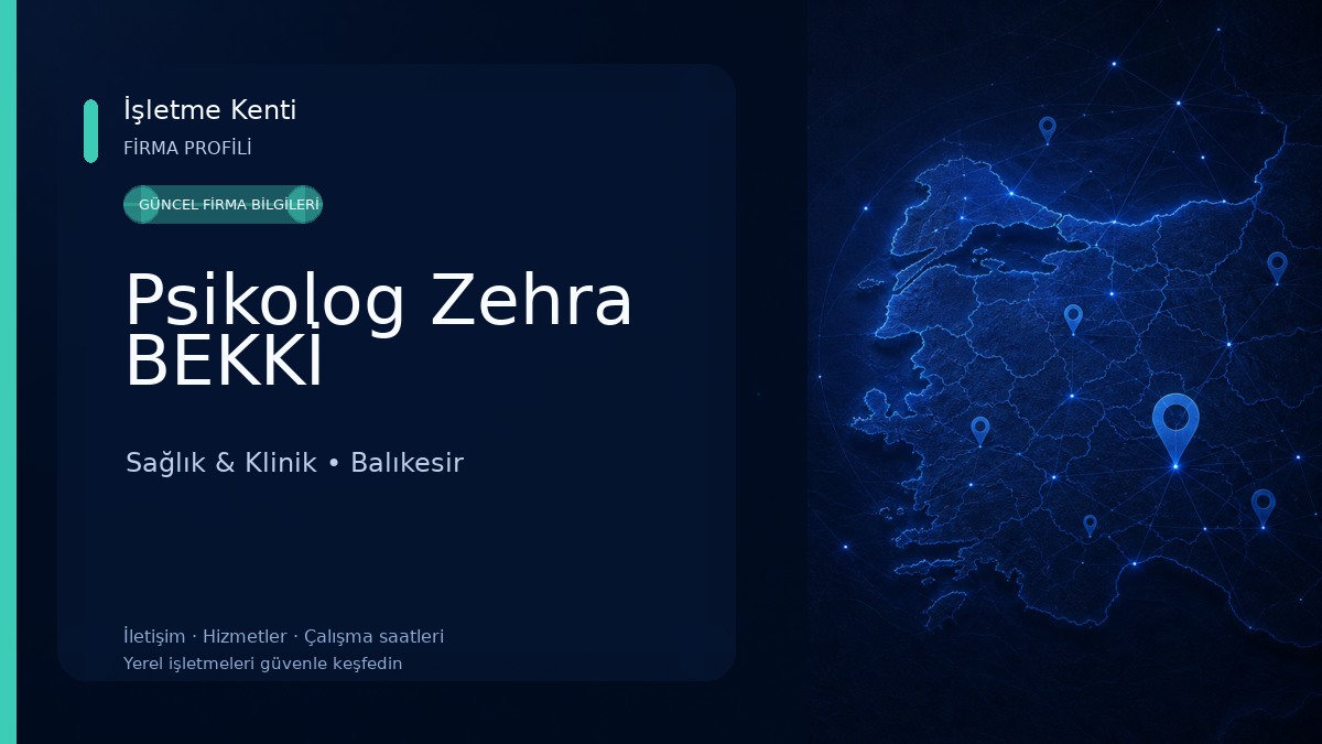 Psikolog Zehra BEKKİ