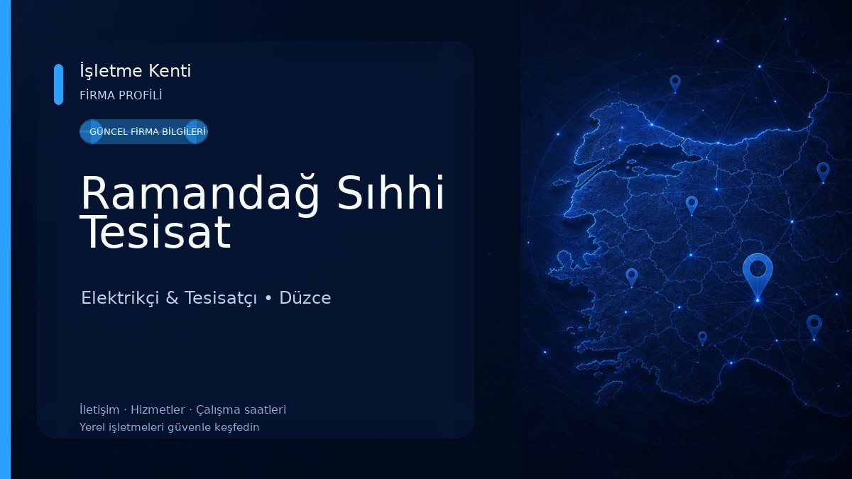 Ramandağ Sıhhi Tesisat
