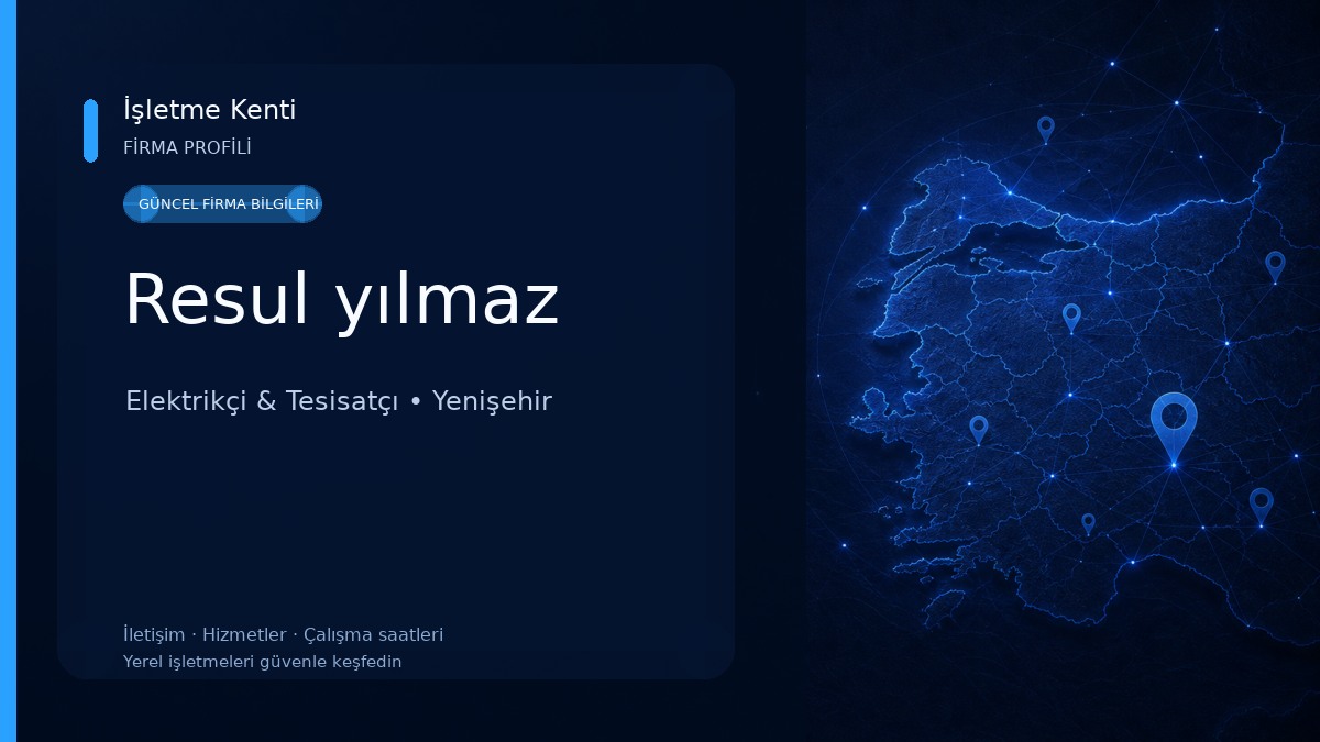 Resul yılmaz Elektrikçi & Tesisatçı