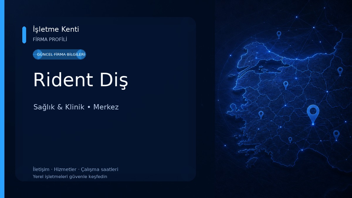 Rident Diş Sağlık & Klinik
