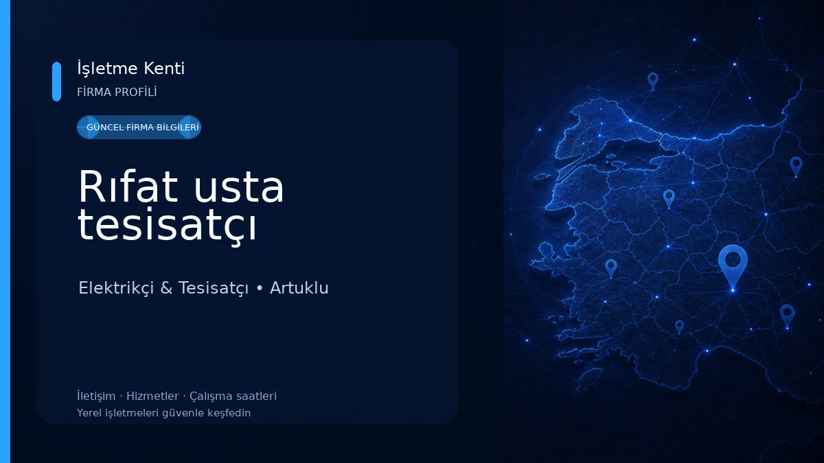 Rıfat usta tesisatçı Elektrikçi & Tesisatçı