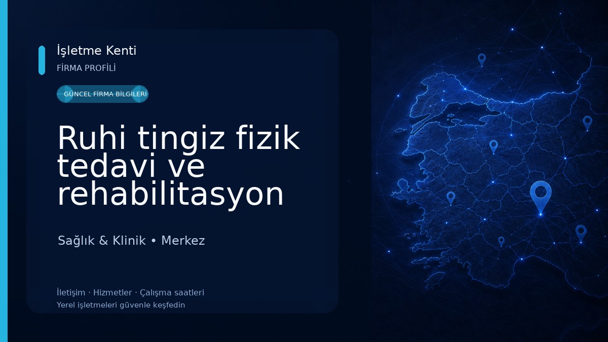 Ruhi tingiz fizik tedavi ve rehabilitasyon merkezi ve ağız ve diş sağlığı hastanesi Sağlık & Klinik