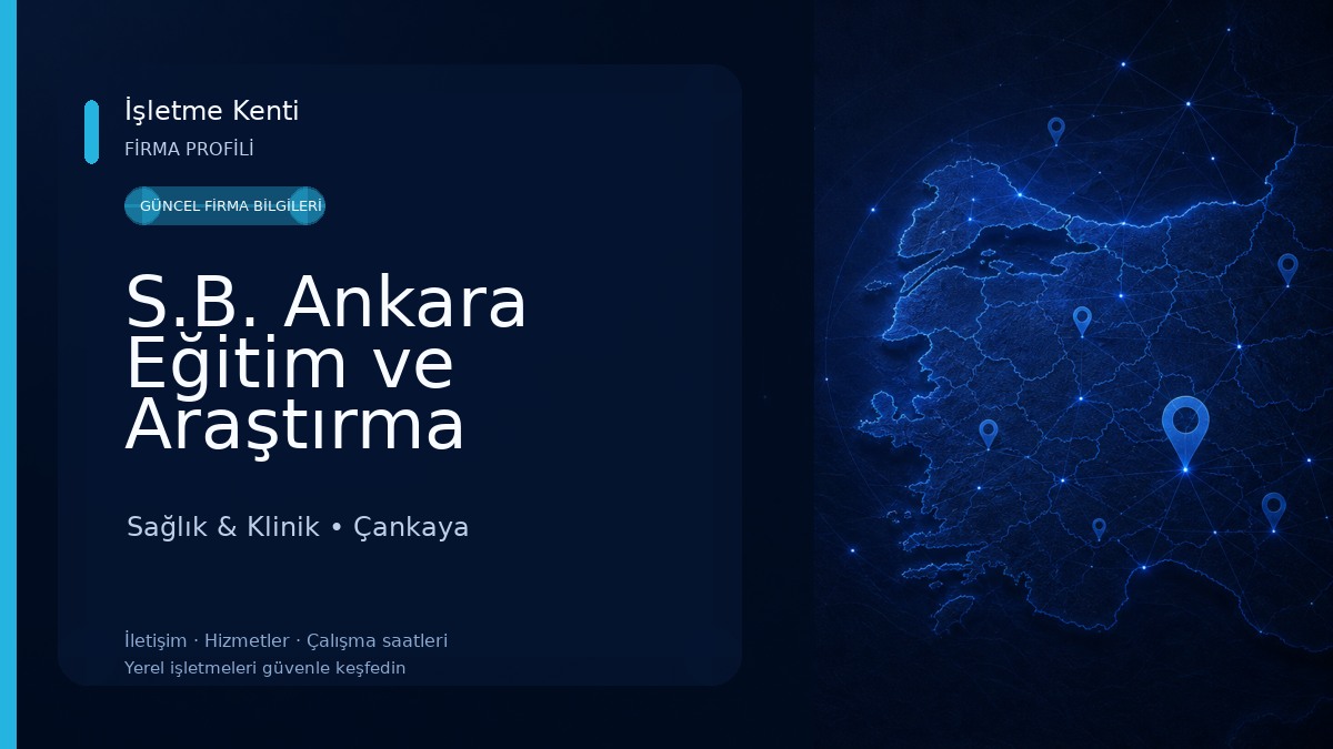 S.B. Ankara Eğitim ve Araştırma Hastanesi Bahçelievler Semt Polikliniği Sağlık & Klinik
