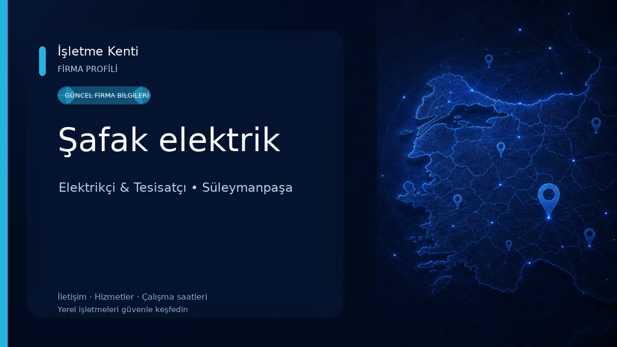 Şafak elektrik 