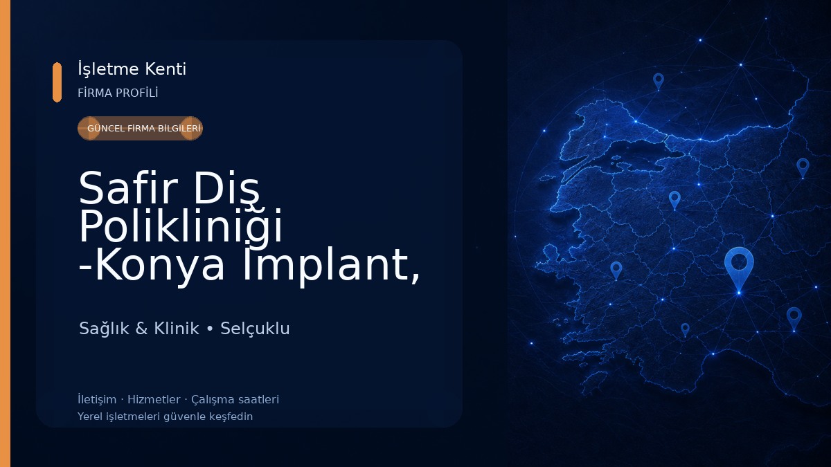 Safir Diş Polikliniği -Konya İmplant, Konya Diş, Konya Zirkonyum Kaplama, Konya Lamine Kaplama-
