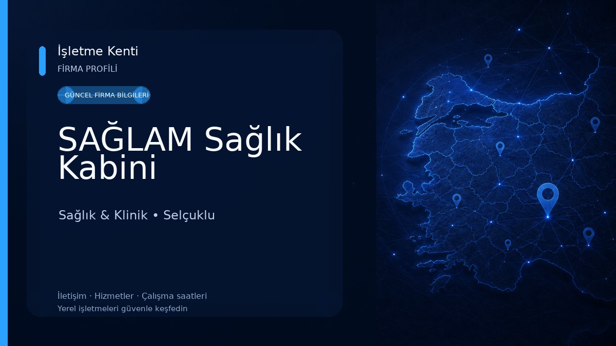SAĞLAM Sağlık Kabini