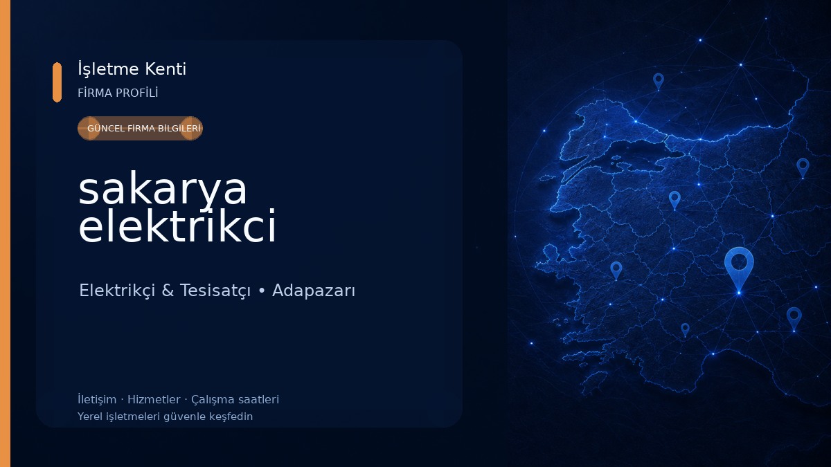 sakarya elektrikci 