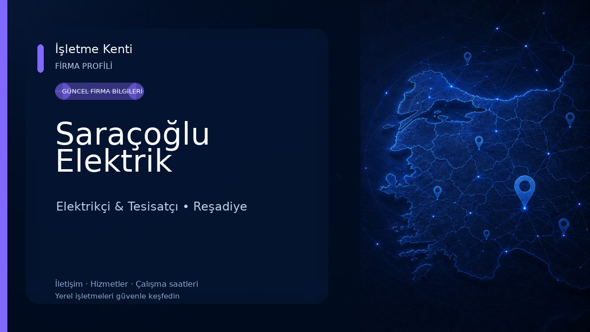 Saraçoğlu Elektrik Elektrikçi & Tesisatçı