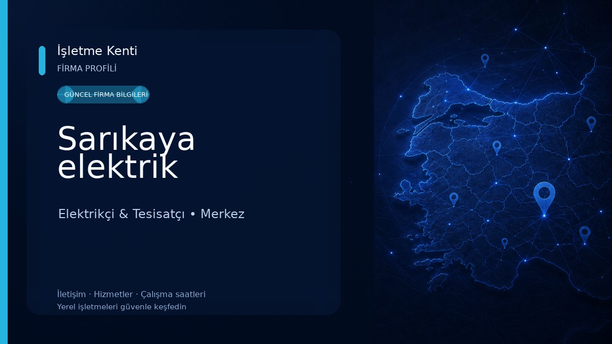 Sarıkaya elektrik 