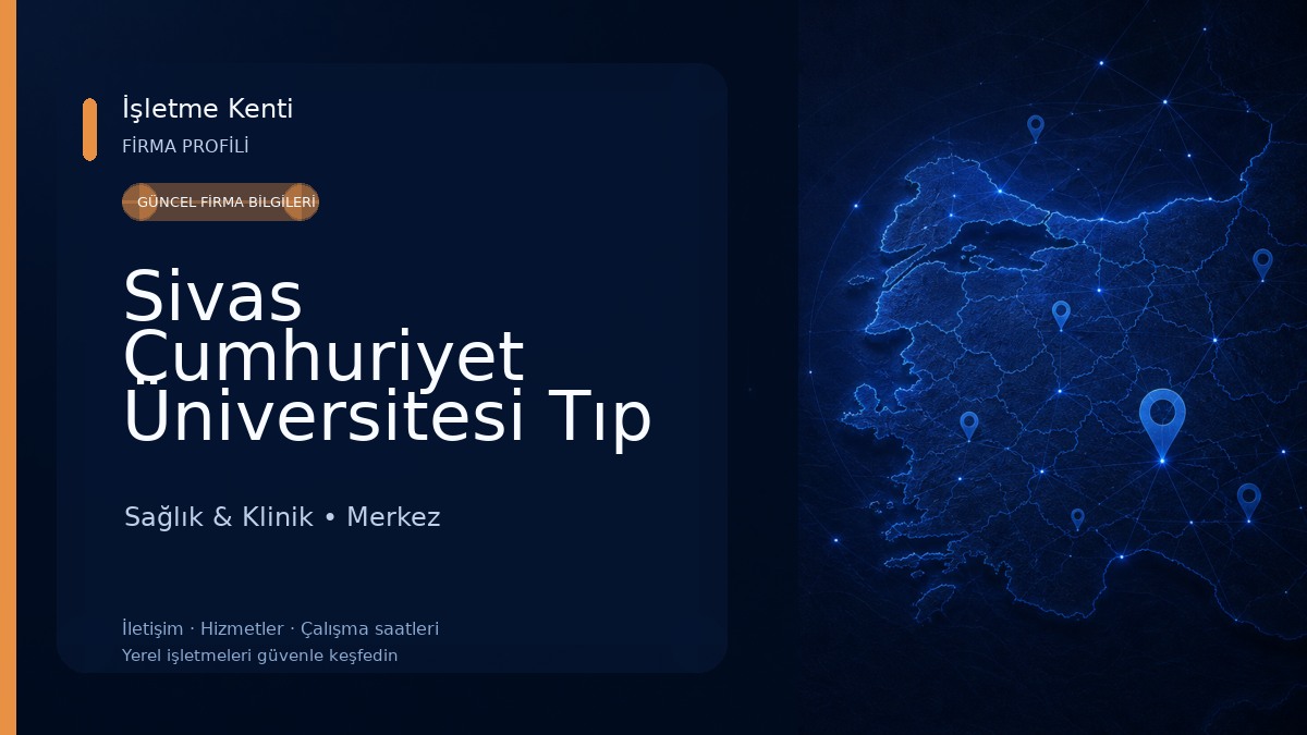 Sivas Cumhuriyet Üniversitesi Tıp Fakültesi Araştırma ve Uygulama Hastanesi Sağlık & Klinik