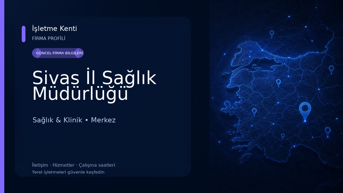 Sivas İl Sağlık Müdürlüğü