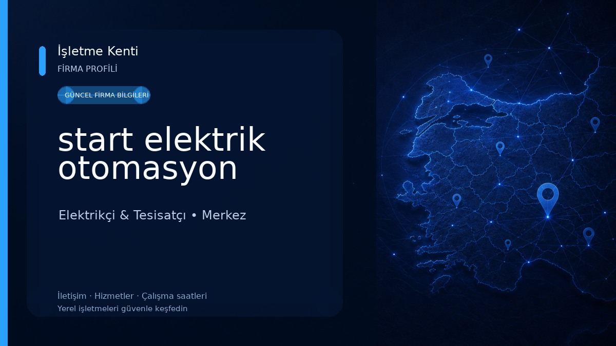 start elektrik otomasyon 