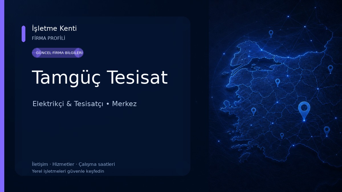 Tamgüç Tesisat 