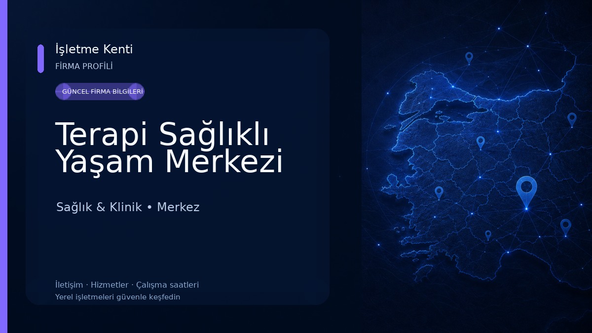 Terapi Sağlıklı Yaşam Merkezi Sağlık & Klinik