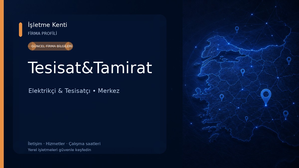Tesisat&Tamirat Elektrikçi & Tesisatçı