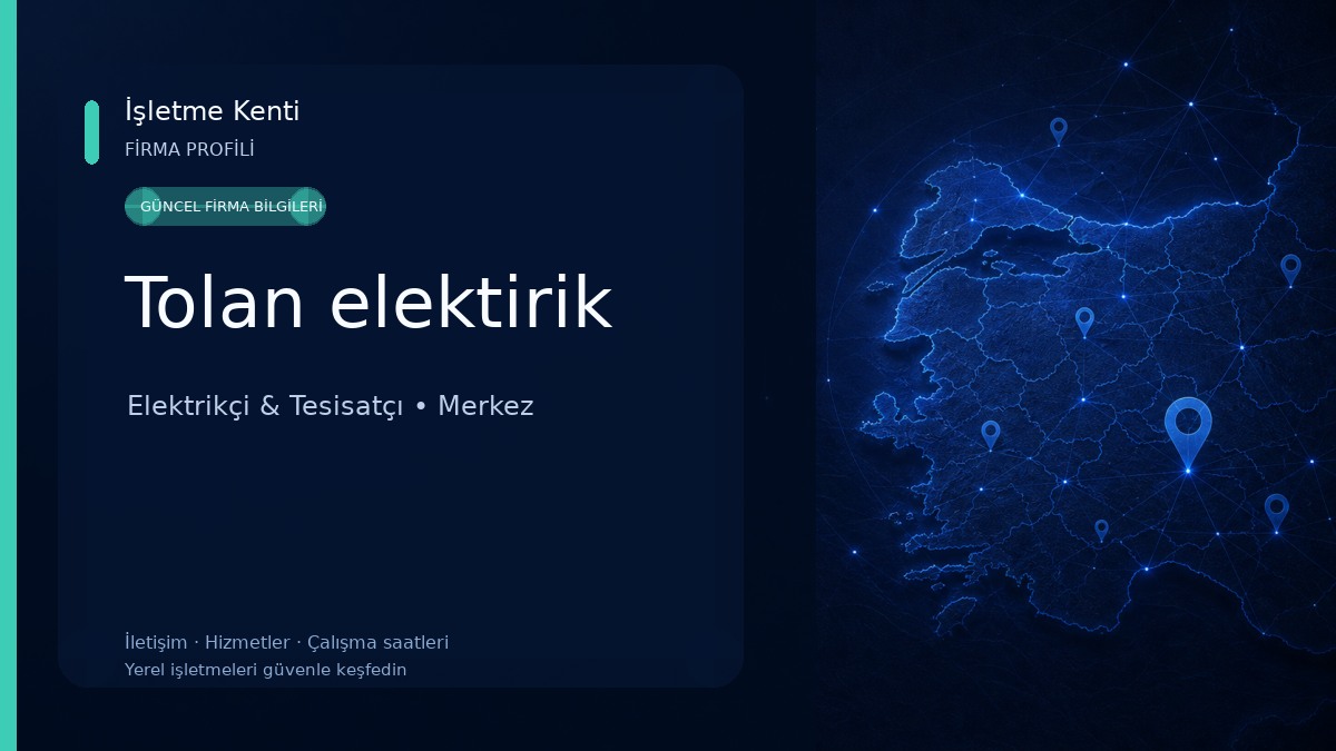 Tolan elektirik 