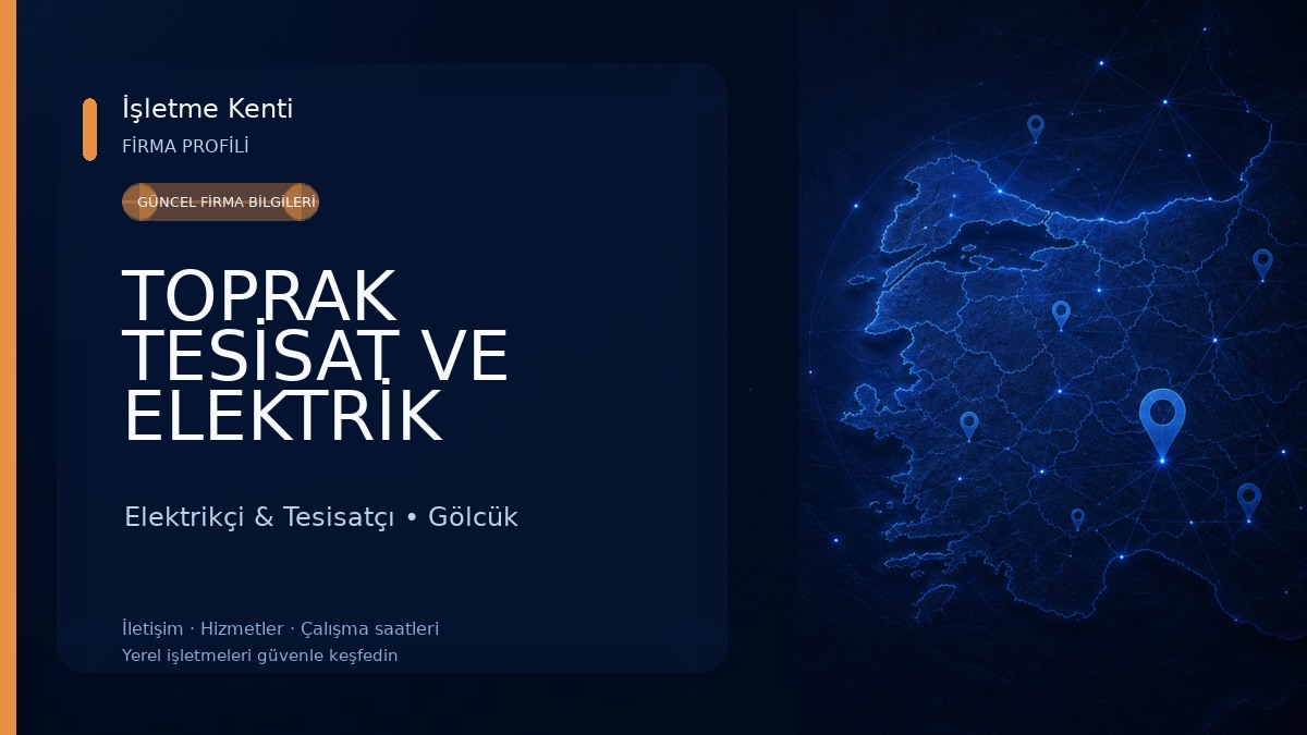 TOPRAK TESİSAT VE ELEKTRİK