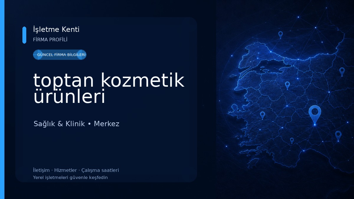 toptan kozmetik ürünleri Sağlık & Klinik