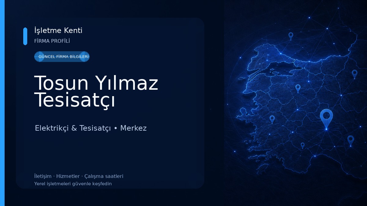 Tosun Yılmaz Tesisatçı