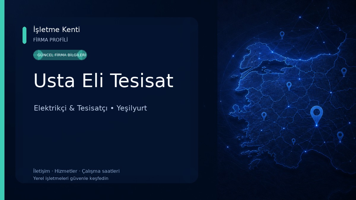 Usta Eli Tesisat Elektrikçi & Tesisatçı