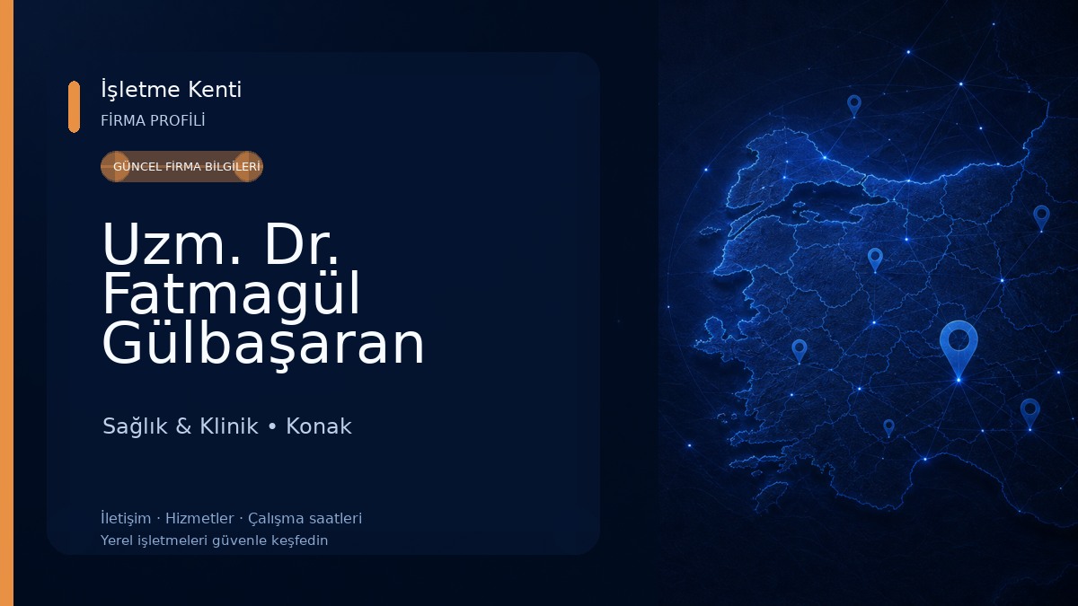 Uzm. Dr. Fatmagül Gülbaşaran Klinik | İzmir Dermatolog Sağlık & Klinik
