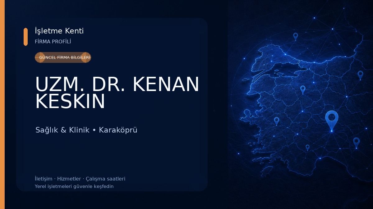 UZM. DR. KENAN KESKIN
