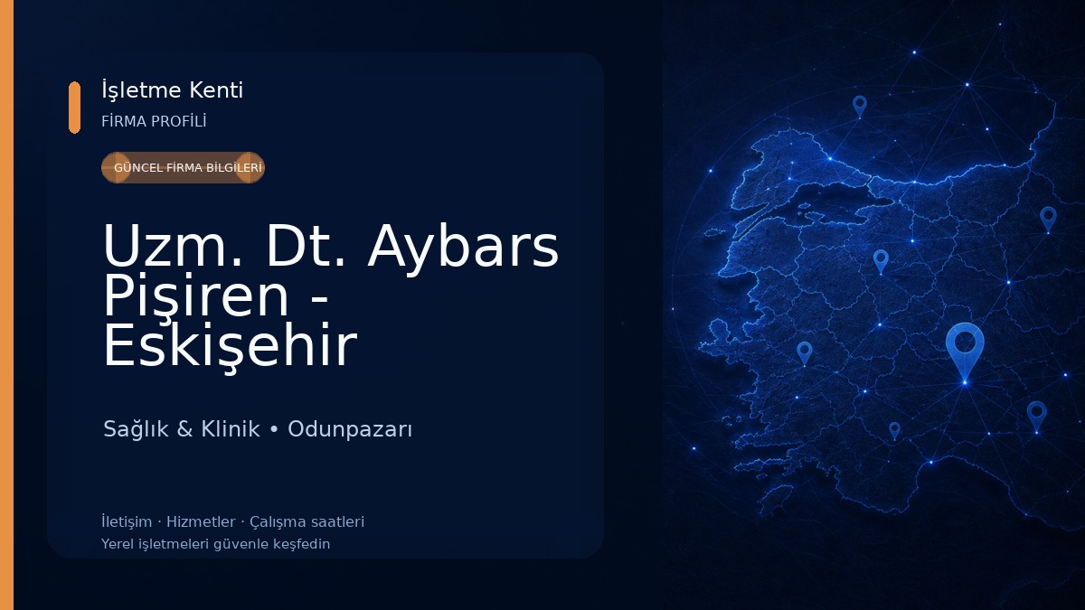 Uzm. Dt. Aybars Pişiren - Eskişehir Periodontoloji ve İmplantoloji Sağlık & Klinik