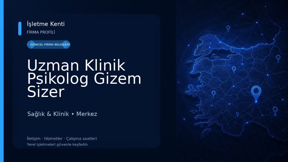 Uzman Klinik Psikolog Gizem Sizer