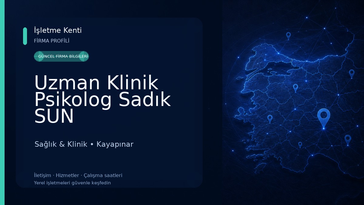 Uzman Klinik Psikolog Sadık SUN