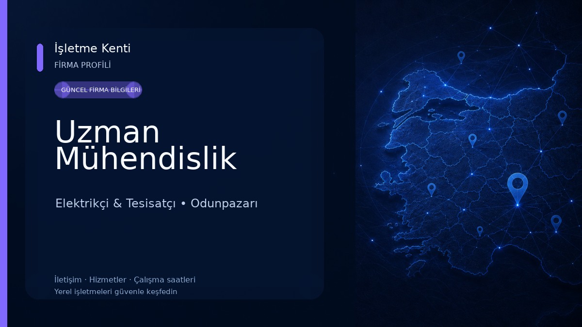 Uzman Mühendislik Elektrikçi & Tesisatçı