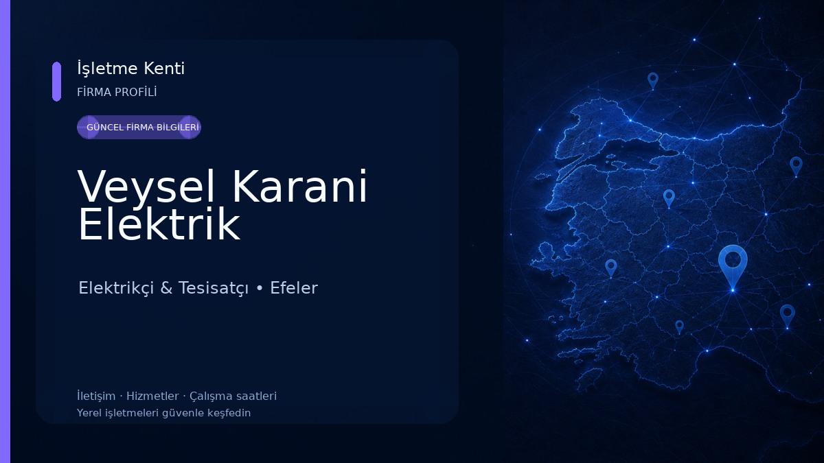 Veysel Karani Elektrik