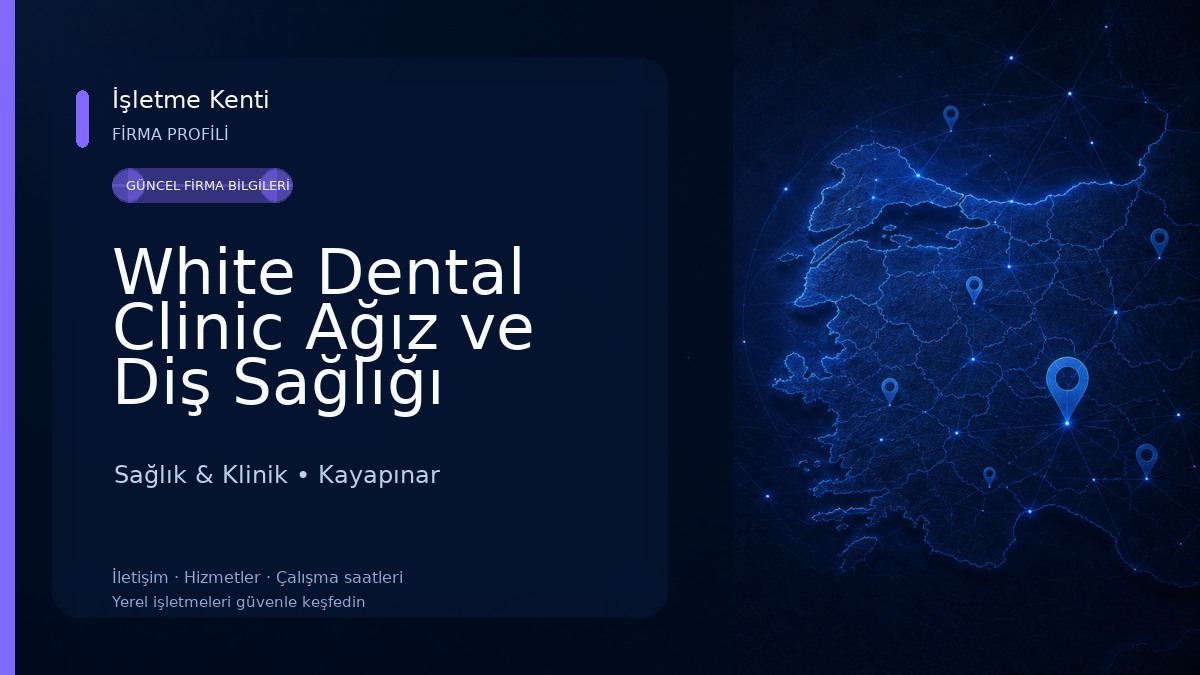 White Dental Clinic Ağız ve Diş Sağlığı Polikliniği Sağlık & Klinik