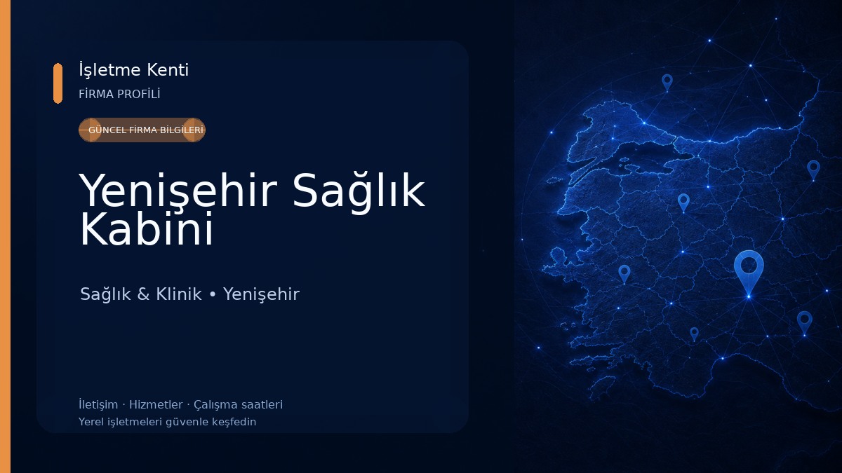 Yenişehir Sağlık Kabini