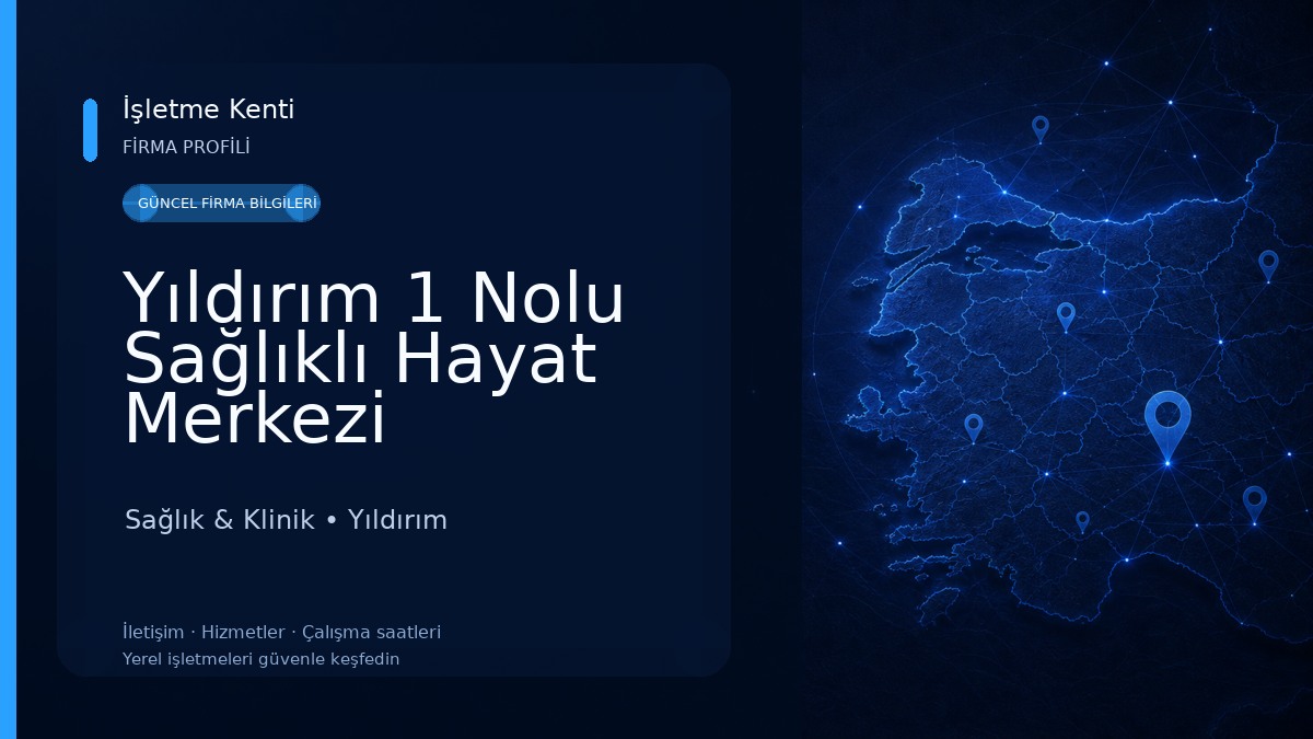 Yıldırım 1 Nolu Sağlıklı Hayat Merkezi