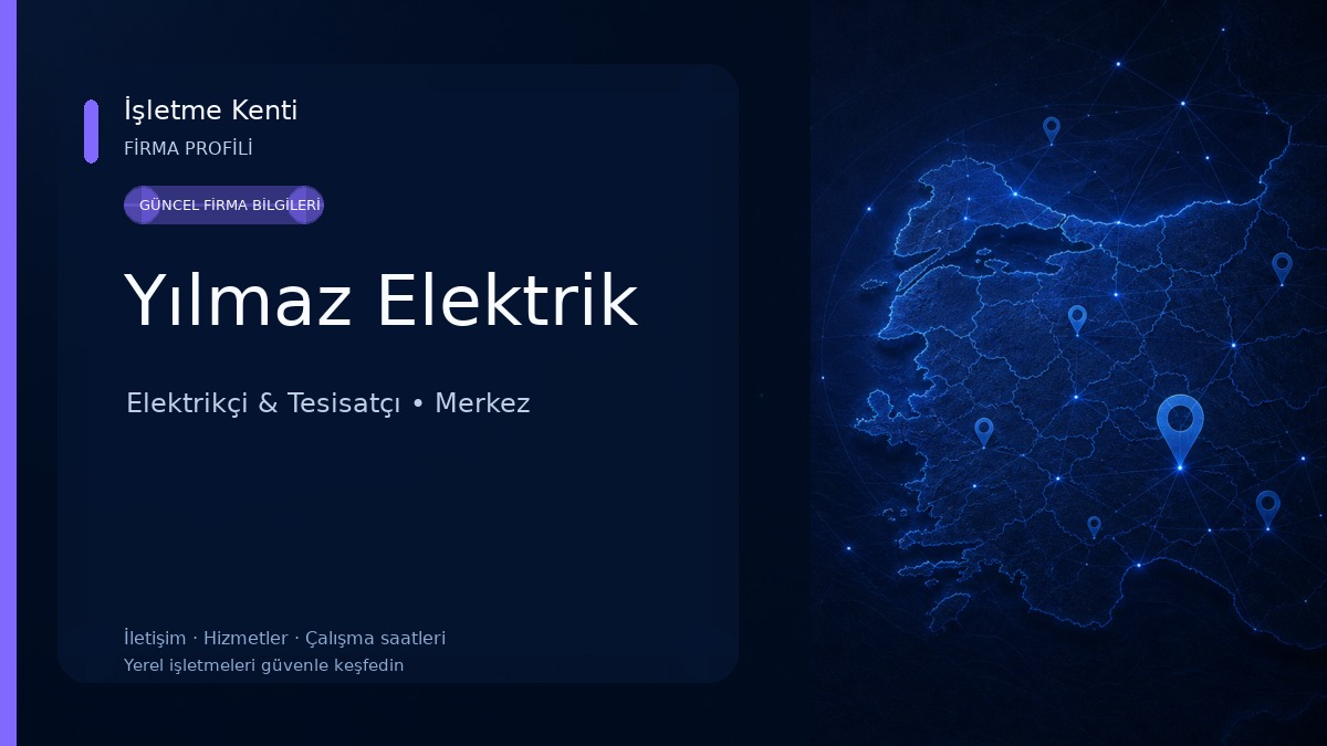Yılmaz Elektrik Elektrikçi & Tesisatçı