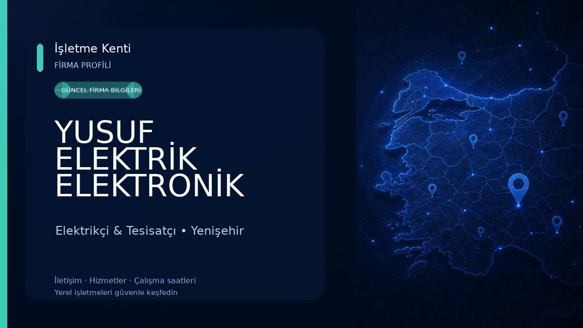 YUSUF ELEKTRİK ELEKTRONİK Elektrikçi & Tesisatçı