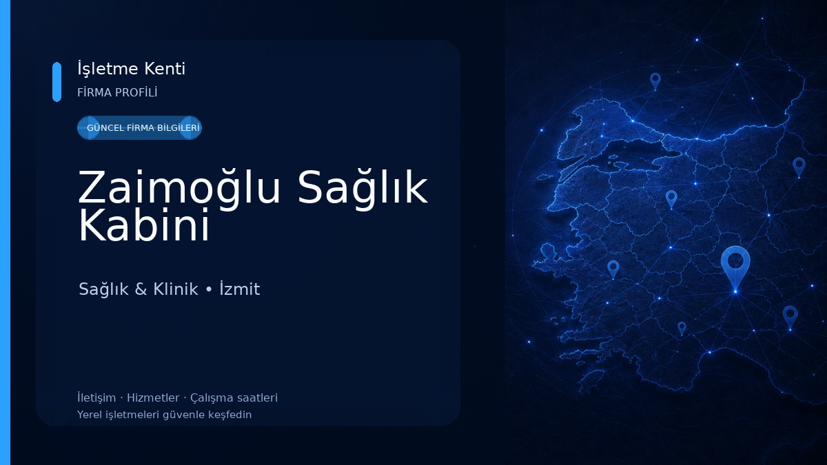 Zaimoğlu Sağlık Kabini Sağlık & Klinik