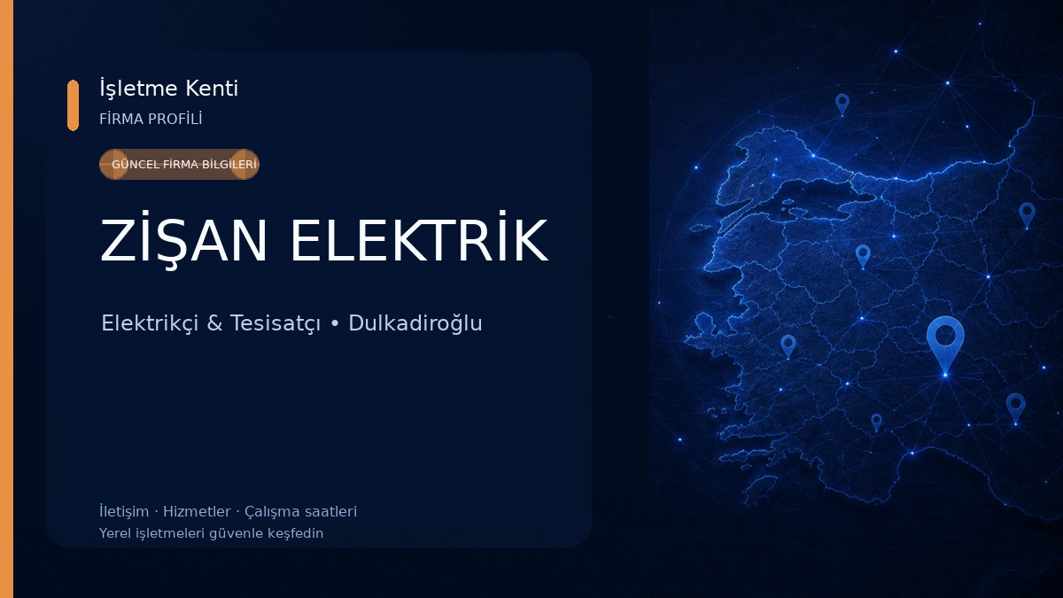 ZİŞAN ELEKTRİK Elektrikçi & Tesisatçı